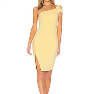 Likely brand dress in snap dragon yellow!